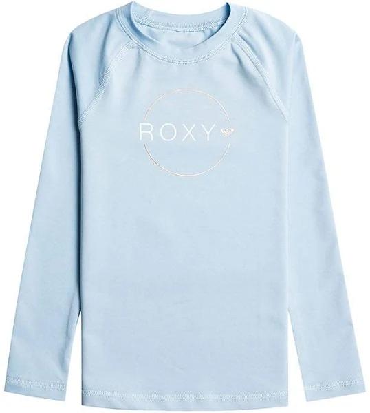Roxy Toddler Girls Beach Classics Long Sleeve Suntop - Cerulean- Swimwear Galore