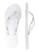 Roxy Viva IV Flip Flops - Metallic Silver