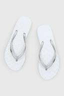 Roxy Viva IV Flip Flops - Metallic Silver