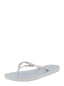 Roxy Viva IV Flip Flops - Metallic Silver