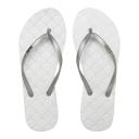 Roxy Viva IV Flip Flops - Metallic Silver
