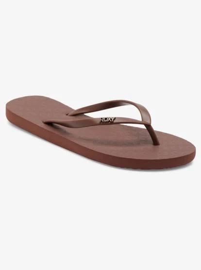 Roxy Viva IV Flip Flops - Tan