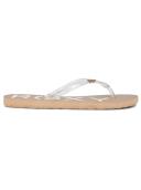 Roxy Viva Jelly Flip Flops - Champagne