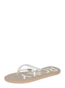 Roxy Viva Jelly Flip Flops - Champagne