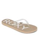 Roxy Viva Jelly Flip Flops - Champagne