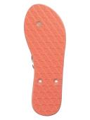Roxy Viva Jelly Flip Flops - Hot Coral