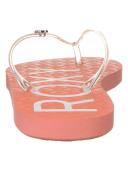 Roxy Viva Jelly Flip Flops - Hot Coral