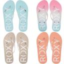 Roxy Viva Jelly Flip Flops - Hot Coral
