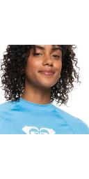 Roxy Whole Hearted Rash Vest - Azure Blue