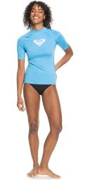 Roxy Whole Hearted Rash Vest - Azure Blue