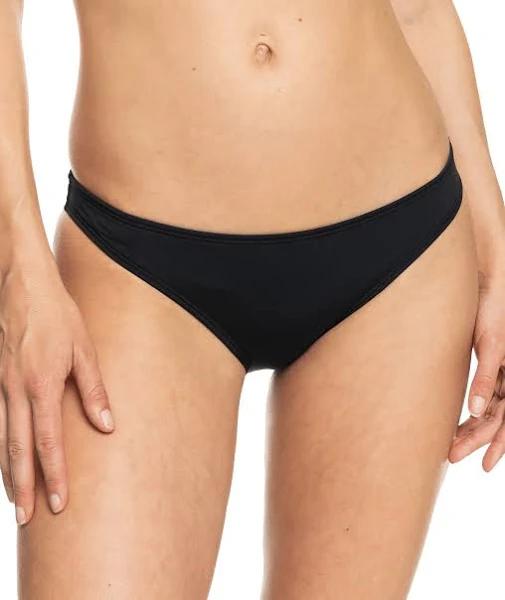 Roxy Women's SD Beach Classics Moderate Bikini Bottom - Anthracite - Swimoutlet.com