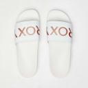 Roxy Women's Slippy Slides Sandals in White | Size 06