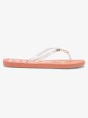 Roxy Women's Viva Jelly Flip Flop - Hot Coral - Swimoutlet.com