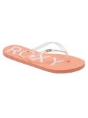 Roxy Women's Viva Jelly Flip Flop - Hot Coral - Swimoutlet.com