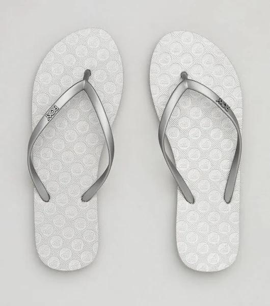 Roxy Women's Viva Thongs in Grey | Size 10