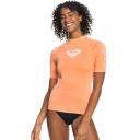 Roxy Women's Whole Hearted Short Sleeve Rashguard - Bright White - Swimoutlet.com
