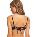 Roxy Womens Beach Classics Separate Athletic Bikini Top Black XS
