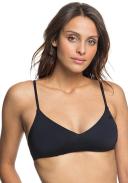 Roxy Womens Beach Classics Separate Athletic Bikini Top Black XS