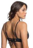 Roxy Womens Beach Classics Separate Athletic Bikini Top Black XS