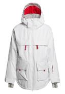Roxy Womens Chloe Kim Snowboard Jacket White