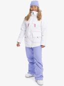 Roxy Womens Chloe Kim Snowboard Jacket White