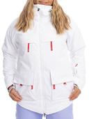 Roxy Womens Chloe Kim Snowboard Jacket White