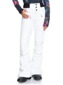 Roxy Womens Rising High Insulated Snow Pants - Bright White | Snowboard Pants