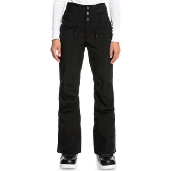 Roxy Womens Rising High Insulated Snow Pants - True Black | Snowboard Pants