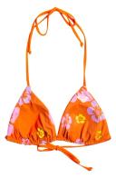 Roxy x Kate Bosworth Reversible Triangle Bikini Top Sunburn Positivity
