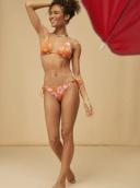 Roxy x Kate Bosworth Reversible Triangle Bikini Top Sunburn Positivity