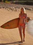 Roxy x Kate Bosworth Reversible Triangle Bikini Top Sunburn Positivity