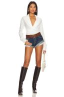 Royal Blue Bandits Low Waist Denim Short