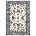 Royal Border Oriental Rug Size 120 x 170cm in White/Blue by Rug Culture
