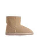 Royal Comfort UGG Slipper Boots Mens Leather Upper Wool Lining Breathable (8-9) Beige