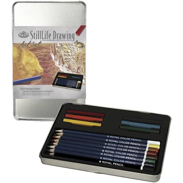 Royal & Langnickel Small Tin Still Life Drawing Art Set