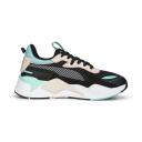 RS-X Reinvention Unisex Sneakers in Black/Rose Dust, Size 7.5 by Puma