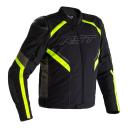 RST Sabre Airbag Motorcycle Textile Jacket, black-grey-yellow, Size M