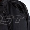 RST Sabre Airbag Motorcycle Textile Jacket, black-grey-yellow, Size M