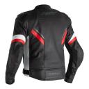 RST Sabre CE Airbag Leather Jacket - Black/Red
