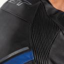 RST Sabre CE Leather Jacket - Black/Blue