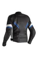 RST Sabre CE Leather Jacket - Black/Blue
