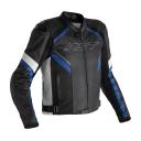 RST Sabre CE Leather Jacket - Black/Blue