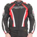 RST Sabre CE Leather Jacket - Black/Red