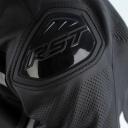RST Sabre CE Leather Jacket - Black/White