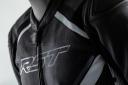 RST Sabre CE Leather Jacket - Black/White
