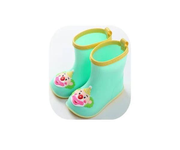Rubber Children Cartoon Rainshoes Candy Color Rain Boots Inner Length 18.5cm