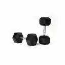Rubber Hex Dumbbell | Sold in Pairs [1kg - 45kg] 35kg x 2 by Fitness Hero