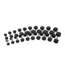 Rubber Hex Dumbbells 50kg Pairs