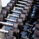Rubber Hex Dumbbells 70kg Pair - Loaded Lifting