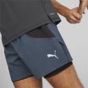 Run 2-in-1 Men's 5" Running Shorts in Dark Night/Black, Size Small, Polyester by Puma